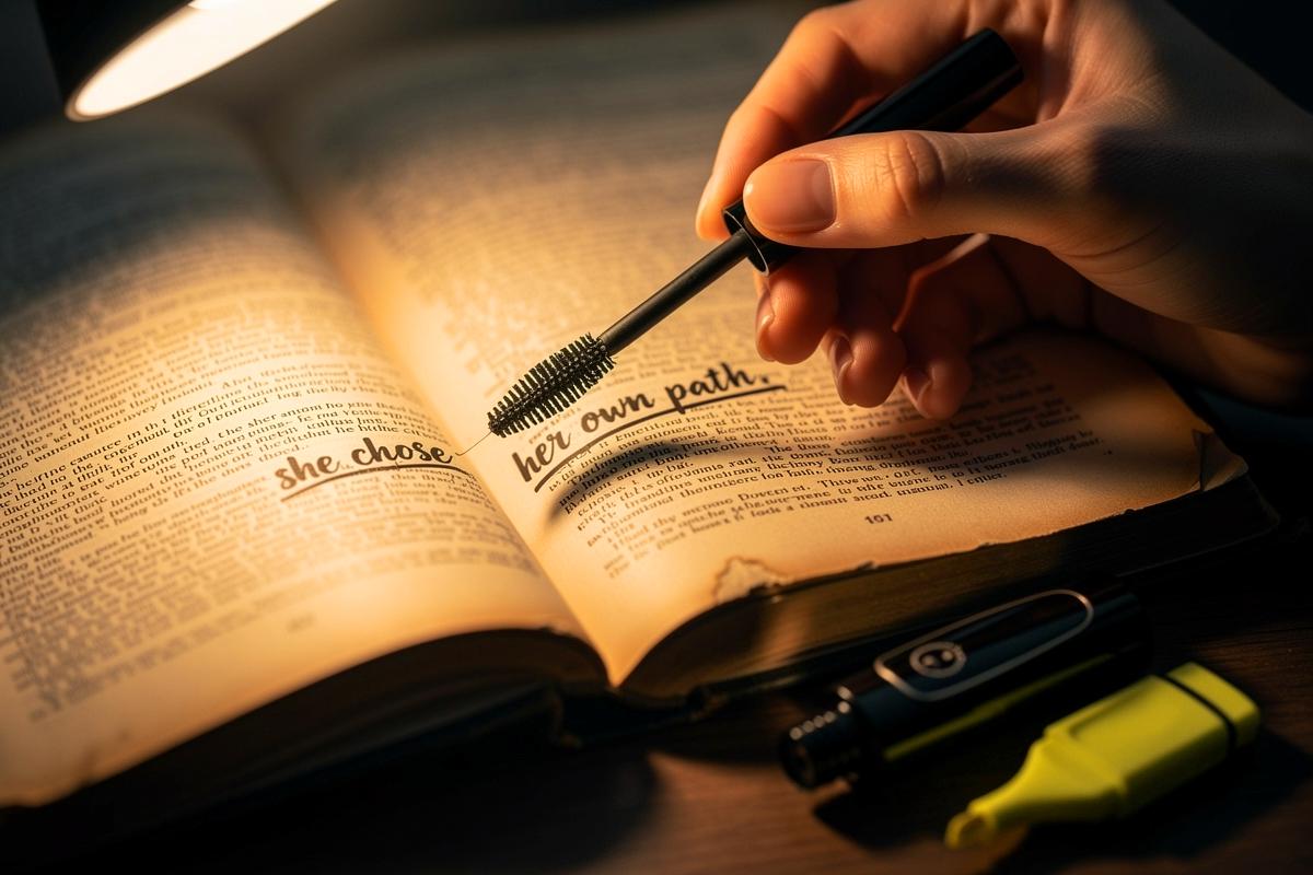 Immer mehr Menschen verwenden Mascara als Textmarker, Beauty-Experten verraten warum