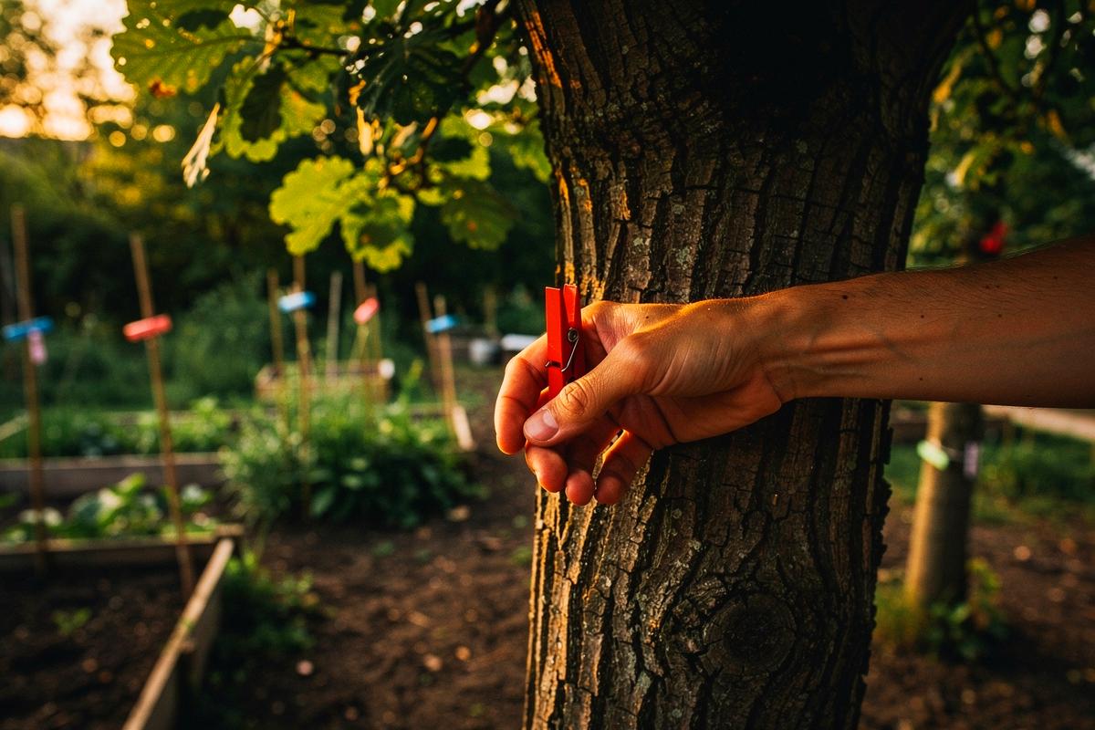 Verwirrende Aufsichtspflicht: Warum immer mehr Gärtner Wäscheklammern an Bäume hängen