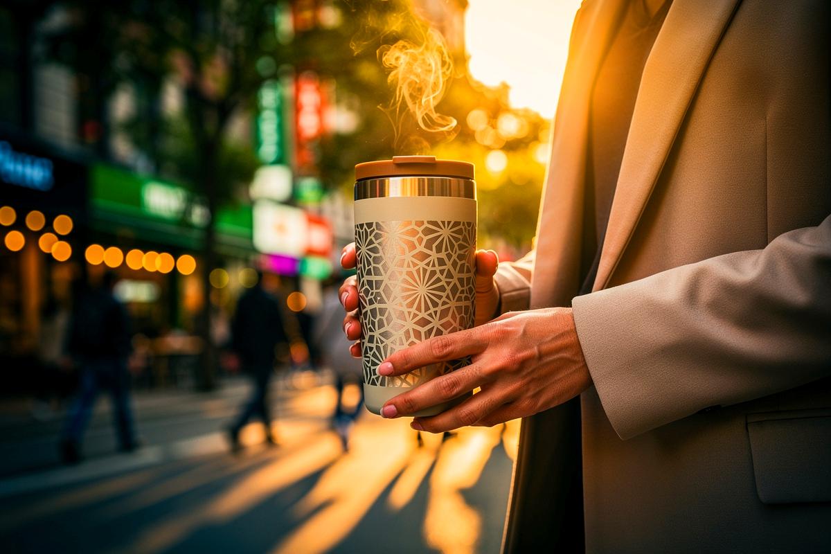 Warum immer mehr Menschen eine zu große Kaffeetasse mit sich herumtragen, Lifestyle-Gurus verraten es