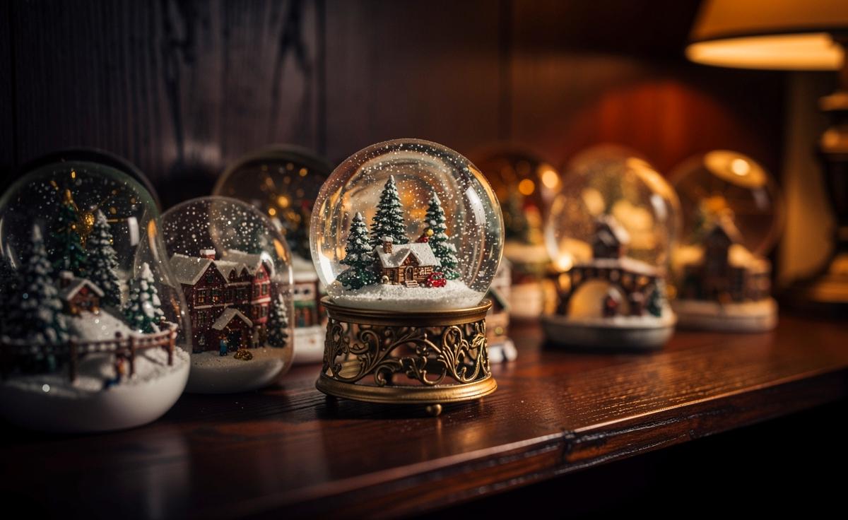 Warum plötzlich alle Schneekugeln in ihren Regalen anordnen, Dekorateure wissen Bescheid